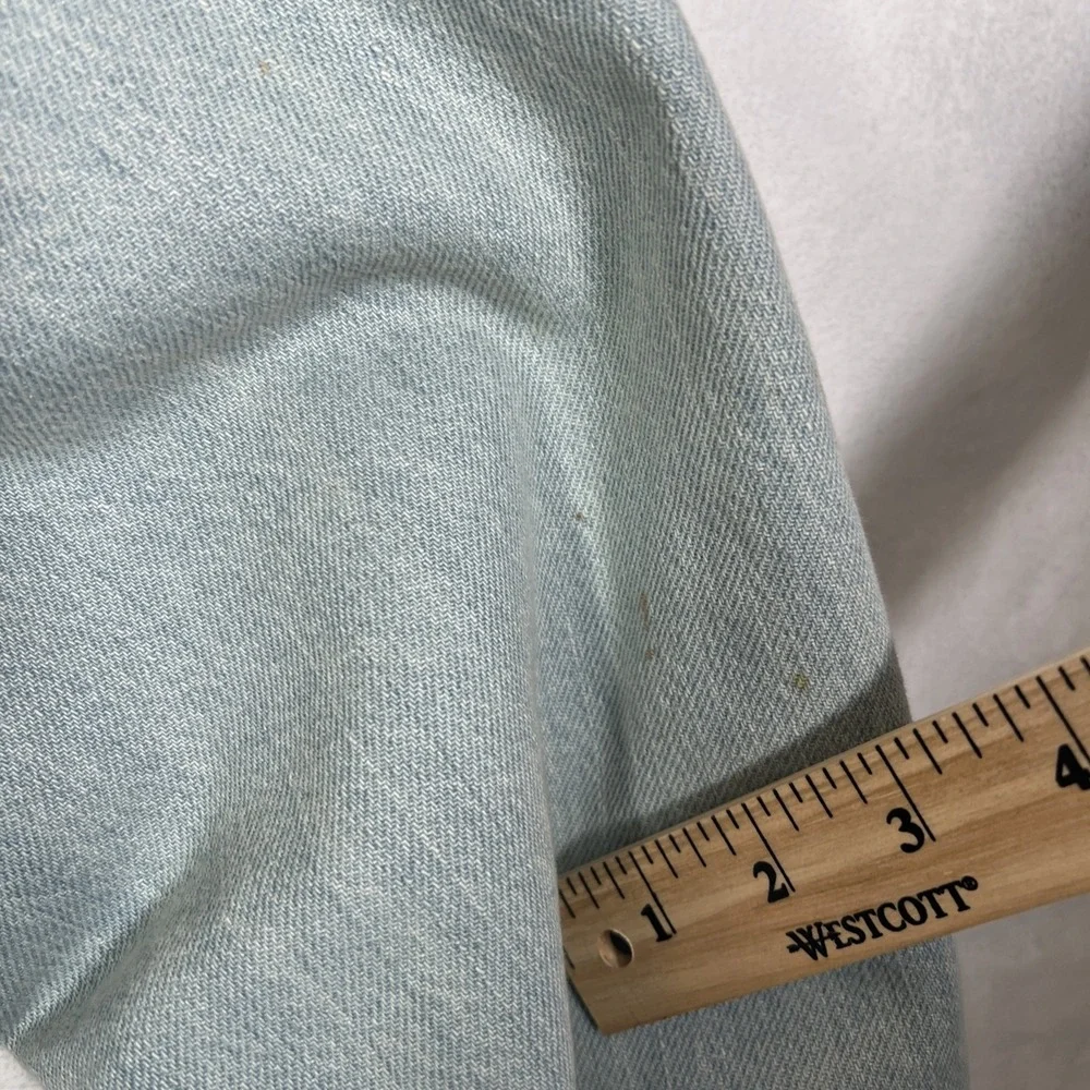 Brooklyn Cloth Light Blue Sherpa Lined Denim Button Up Jean Jacket Men's‎ Size L